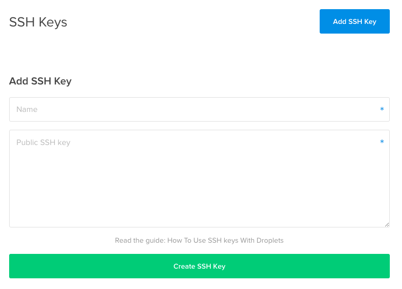 digitalocean-add-ssh-key